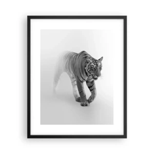 Poster în ramă neagră - De veghe în ceață - 40x50 cm