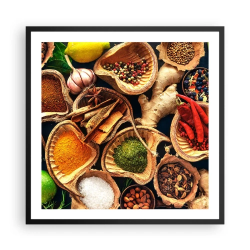 Poster în ramă neagră - Ia ce vrei - 60x60 cm