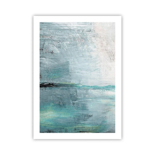 Poster - Orizontal în albastru - 50x70 cm