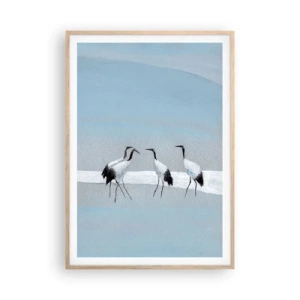 Poster în ramă de stejar deschis - După o zi fierbinte - 70x100 cm