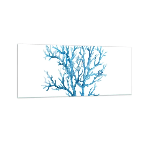 Tablou pe sticlă - Filigranul marin - 100x40 cm