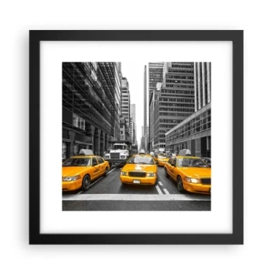 Poster în ramă neagră - Noi suntem cei care colorăm orașul - 30x30 cm