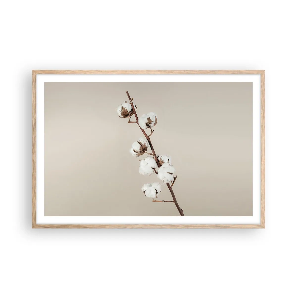 Poster în ramă de stejar deschis - La sursa moliciunii - 91x61 cm