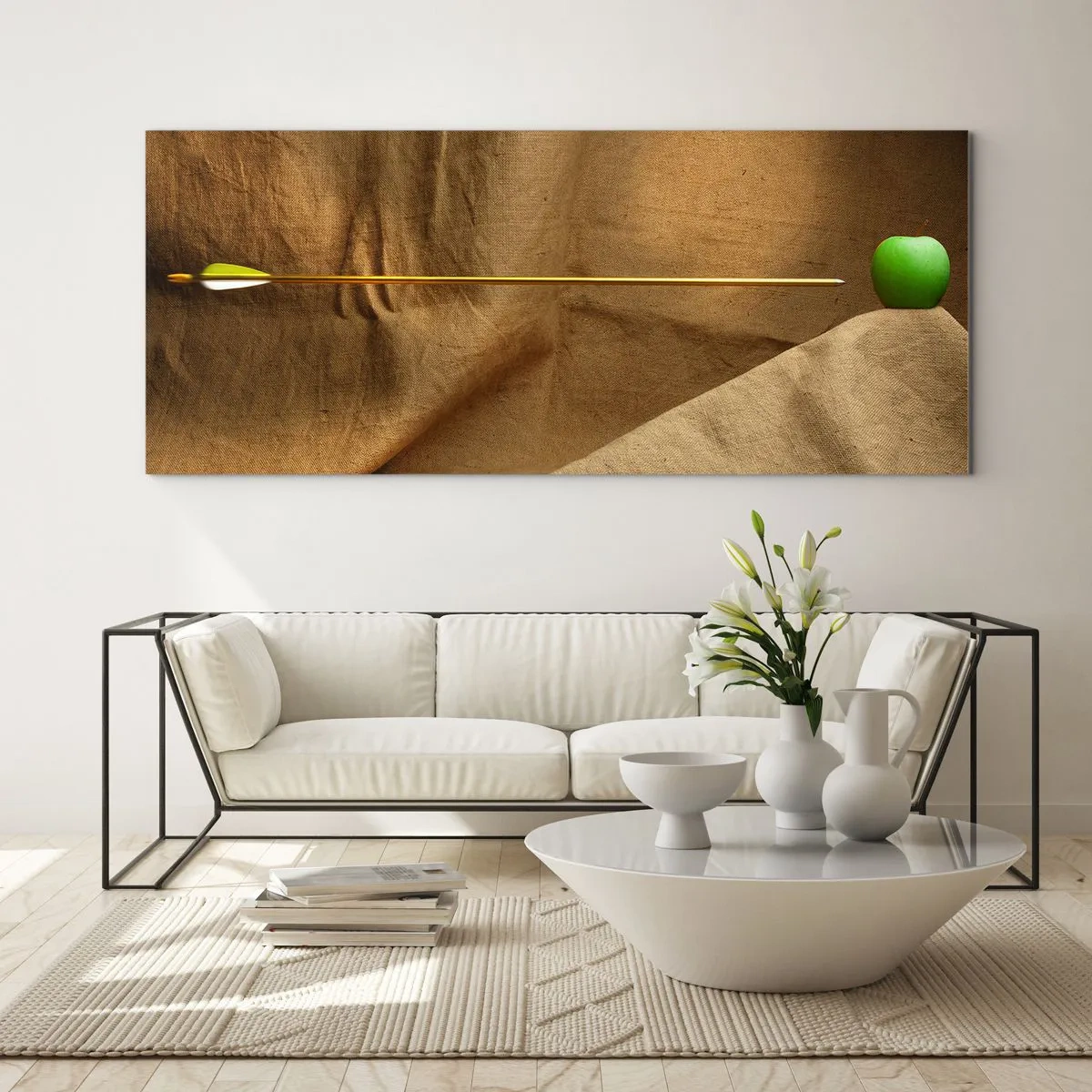 Tablou pe sticlă - Invocă spiritul lui William Tell - 120x50 cm