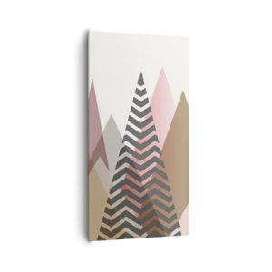 Tablou pe pânză - Construcție piramidală - 65x120 cm