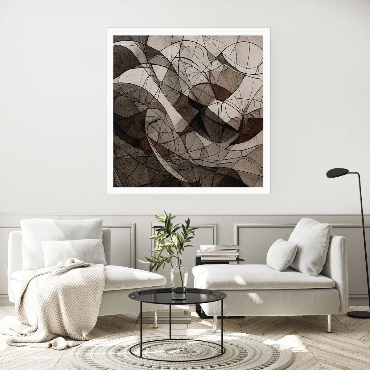 Poster - Circulația culorilor pământului - 30x30 cm