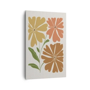 Tablou pe pânză - Natură și geometrie - 80x120 cm