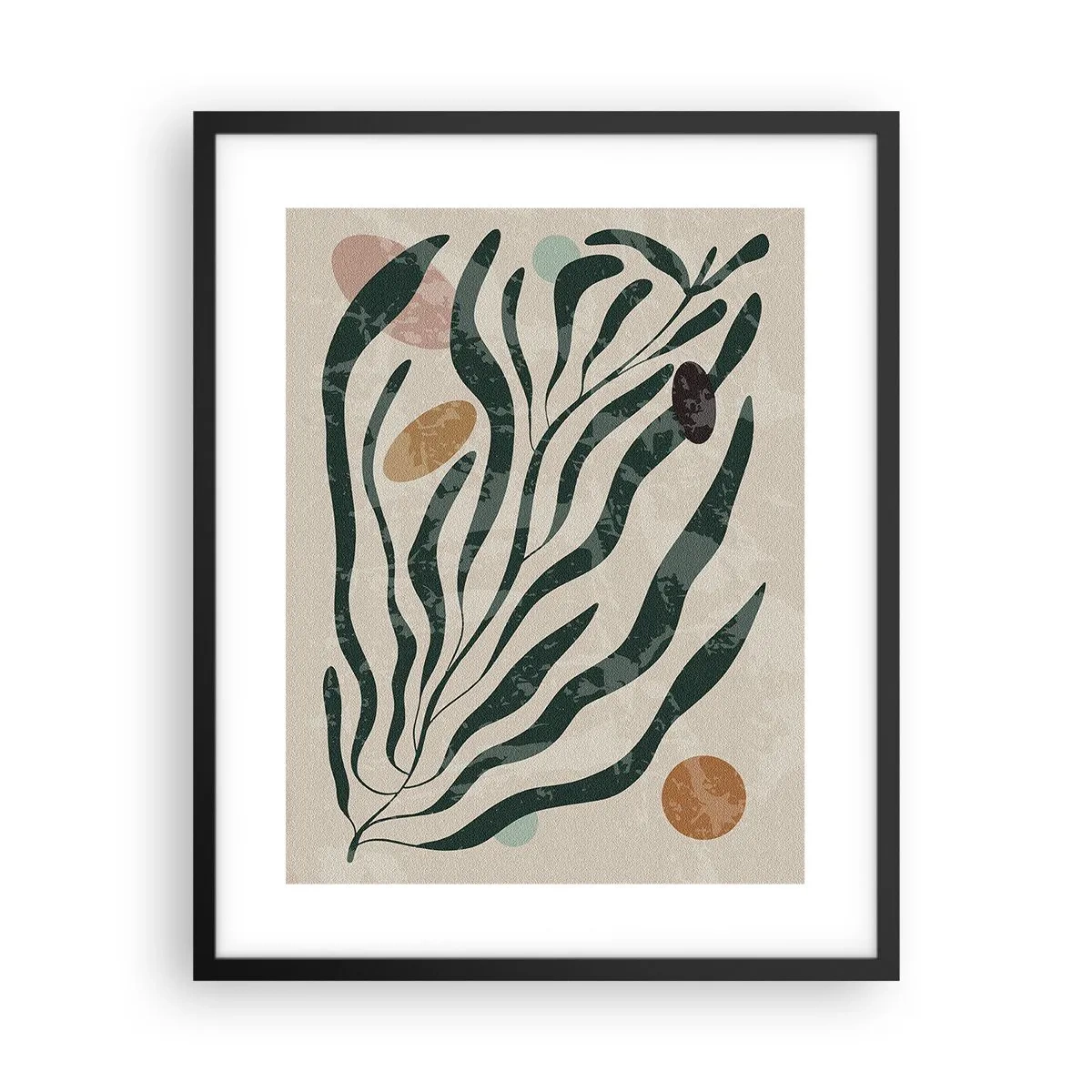 Poster în ramă neagră - În mijlocul vegetației - 40x50 cm