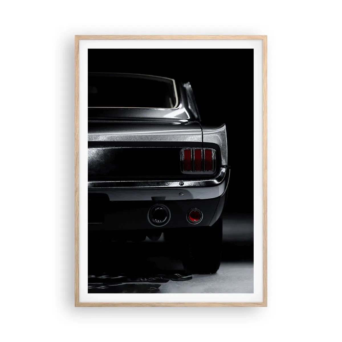 Poster în ramă de stejar deschis - Farmecul clasicului - 70x100 cm