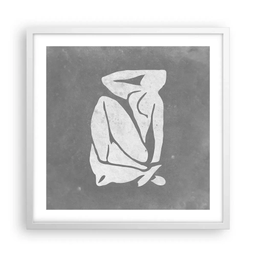 Poster în ramă albă - În reverie - 50x50 cm