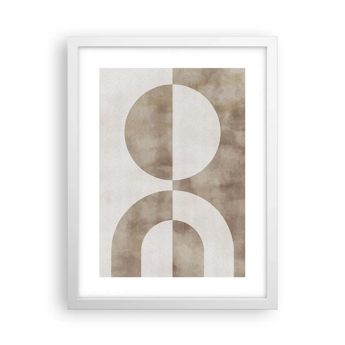 Poster în ramă albă - Similitudini și diferențe - 30x40 cm