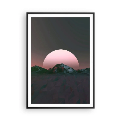 Poster în ramă neagră - Într-o galaxie învecinată - 70x100 cm