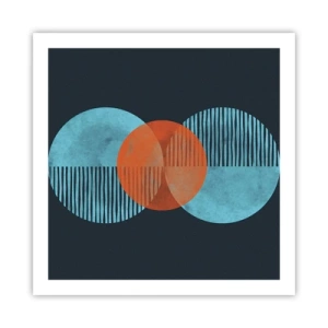 Poster - Compoziție simetrică - 60x60 cm