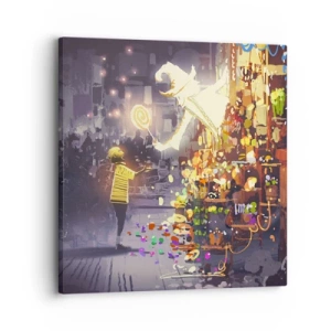 Tablou pe pânză - Vrăjitoria există - 30x30 cm