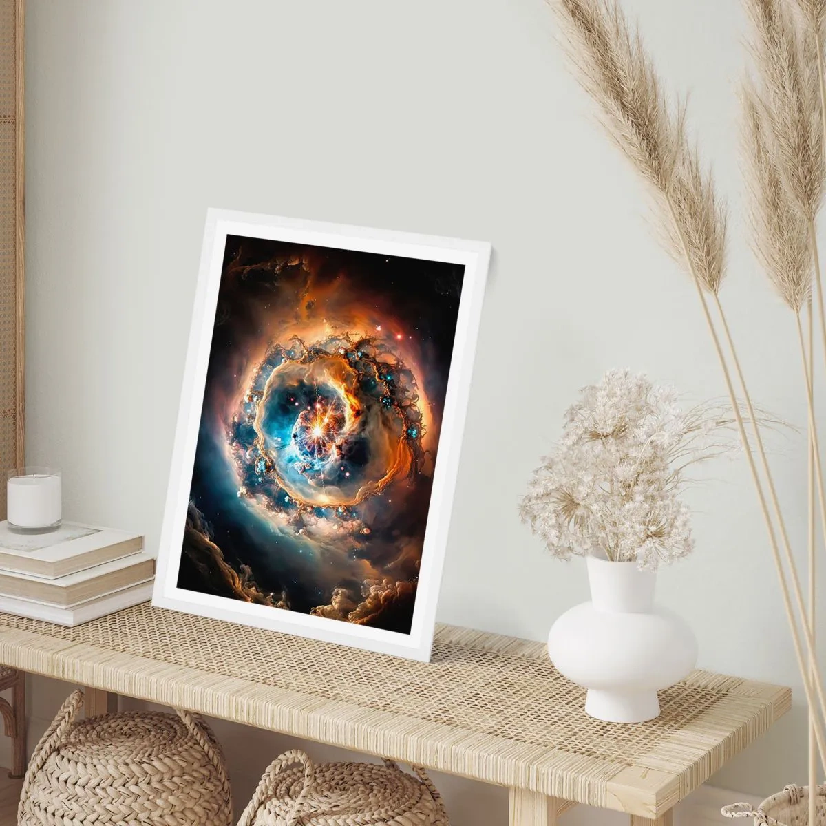 Poster în ramă albă - Început - 70x100 cm