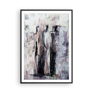 Poster în ramă neagră - Cei trei misterioși - 70x100 cm