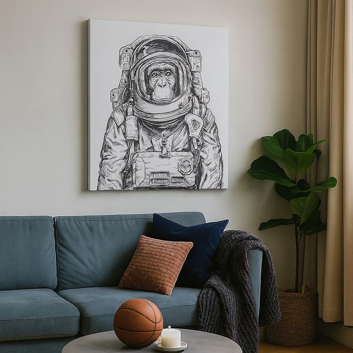 Tablou pe pânză - Evoluție alternativă - 30x30 cm