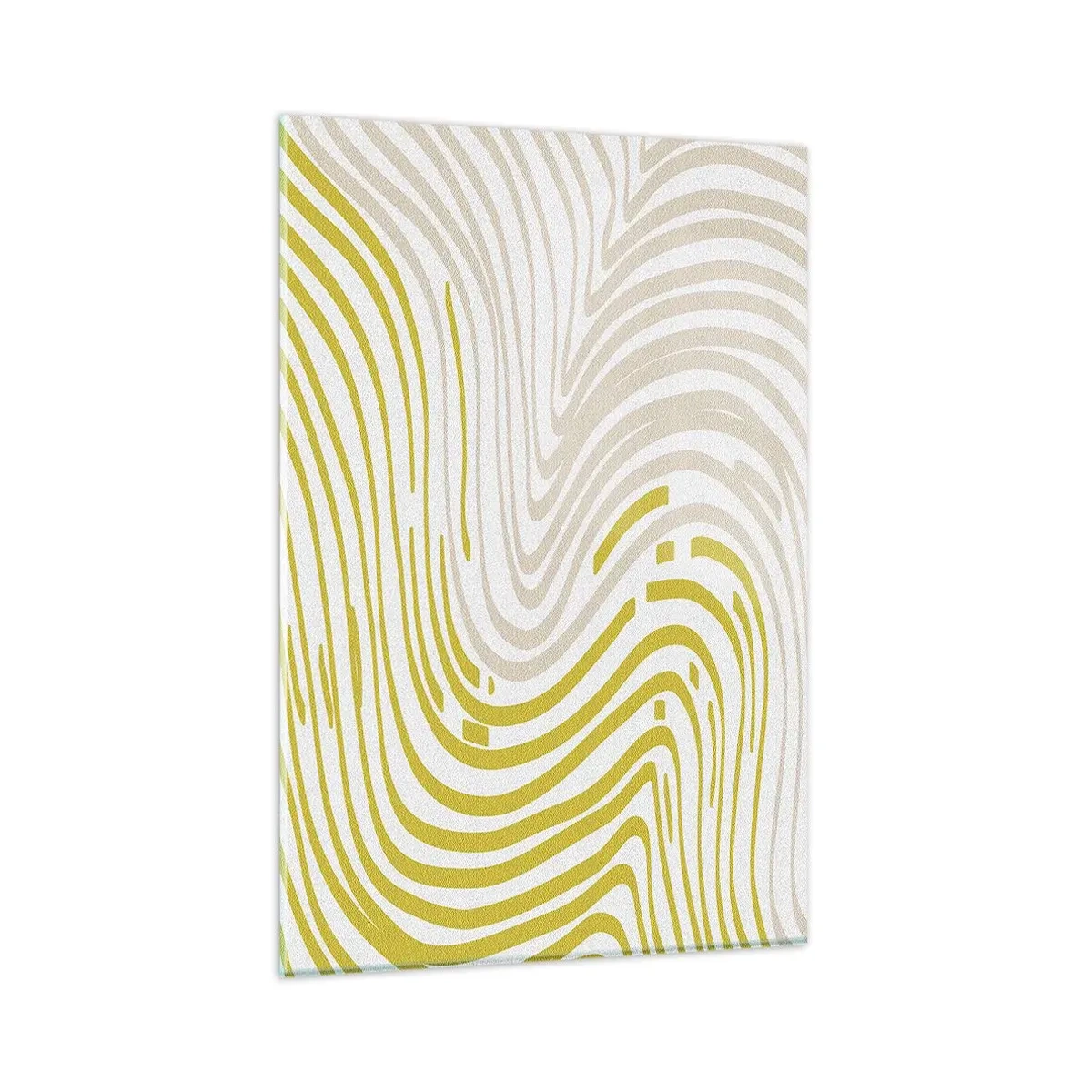 Tablou pe sticlă - Compoziție cu cambrare ușoară - 80x120 cm