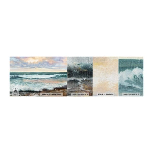 Mostră tapet Premium Canvas - Aici îți vei alina sufletul - Peisaj, Mare, Litoral - 100x30 cm