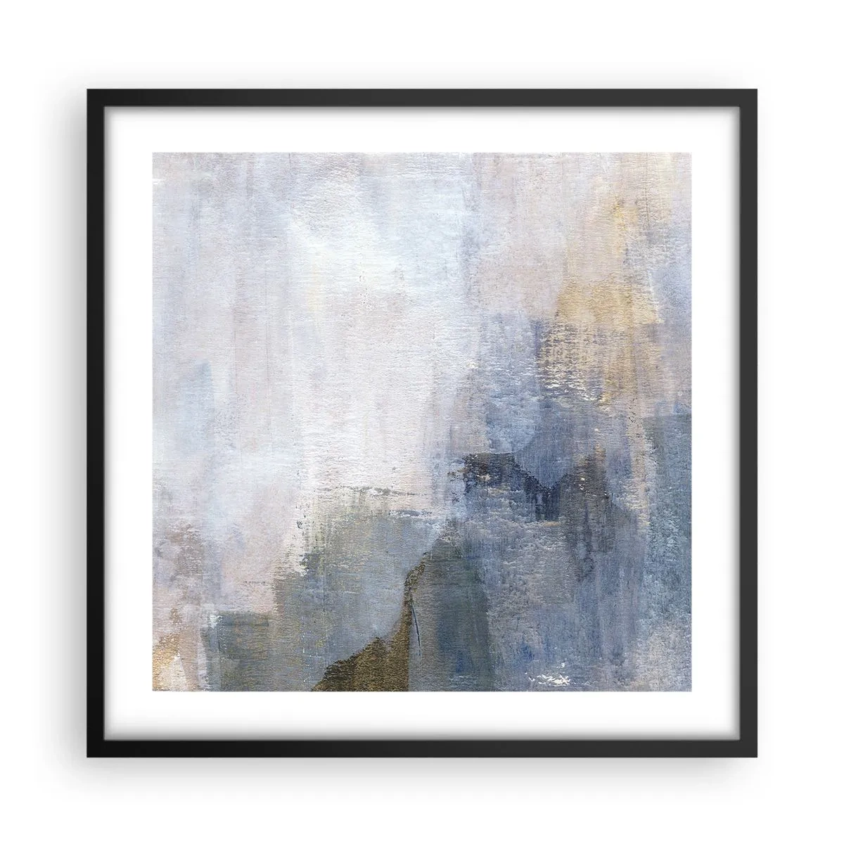 Poster în ramă neagră - Tonuri  și acorduri de culoare - 50x50 cm