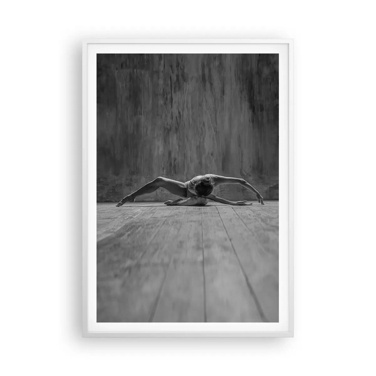 Poster în ramă albă - Simetria găsită - 70x100 cm