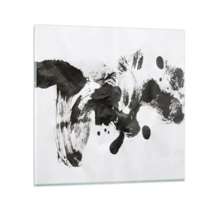 Tablou pe sticlă - Metodă în nebunie? - 70x70 cm