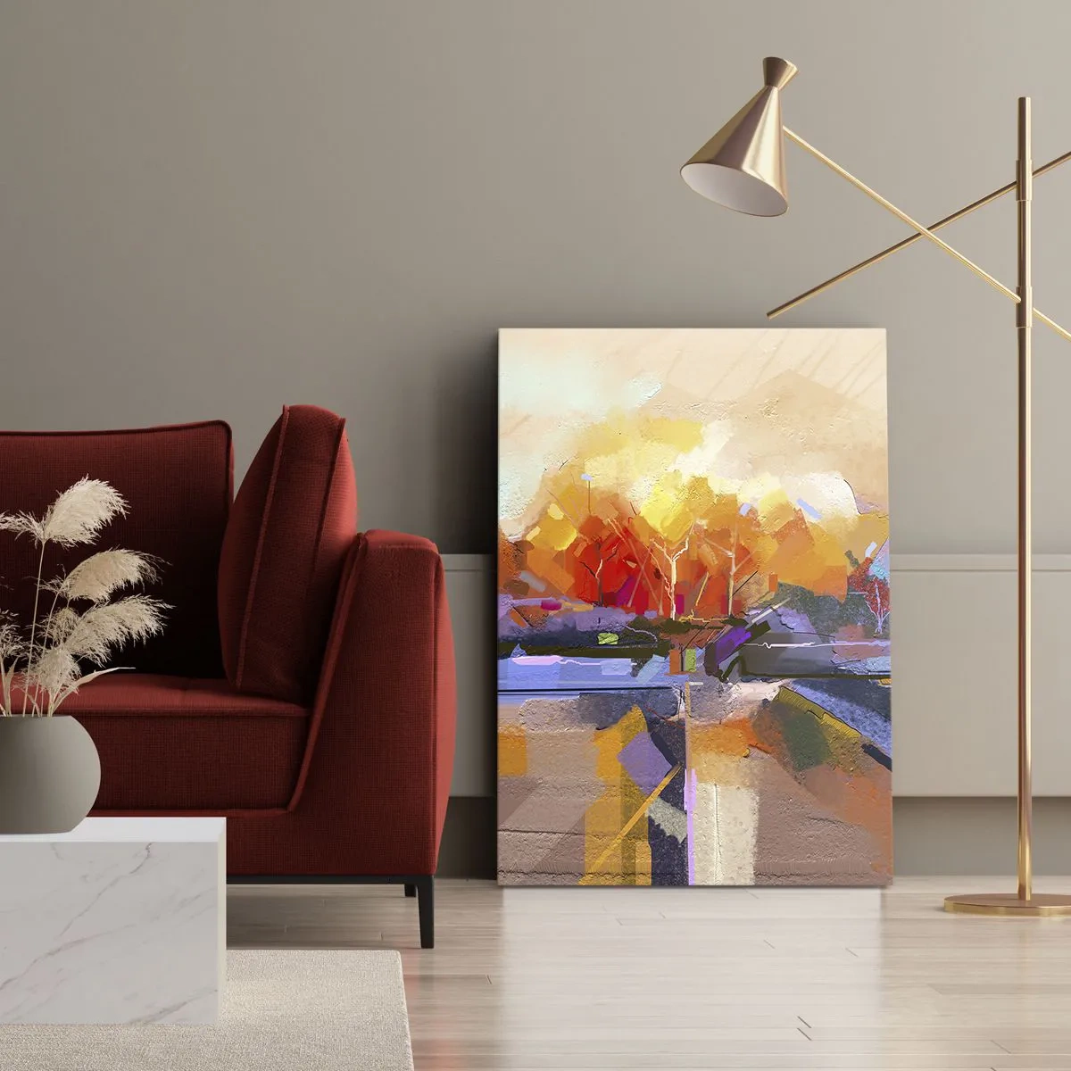 Tablou pe pânză - A devenit toamnă - 50x70 cm