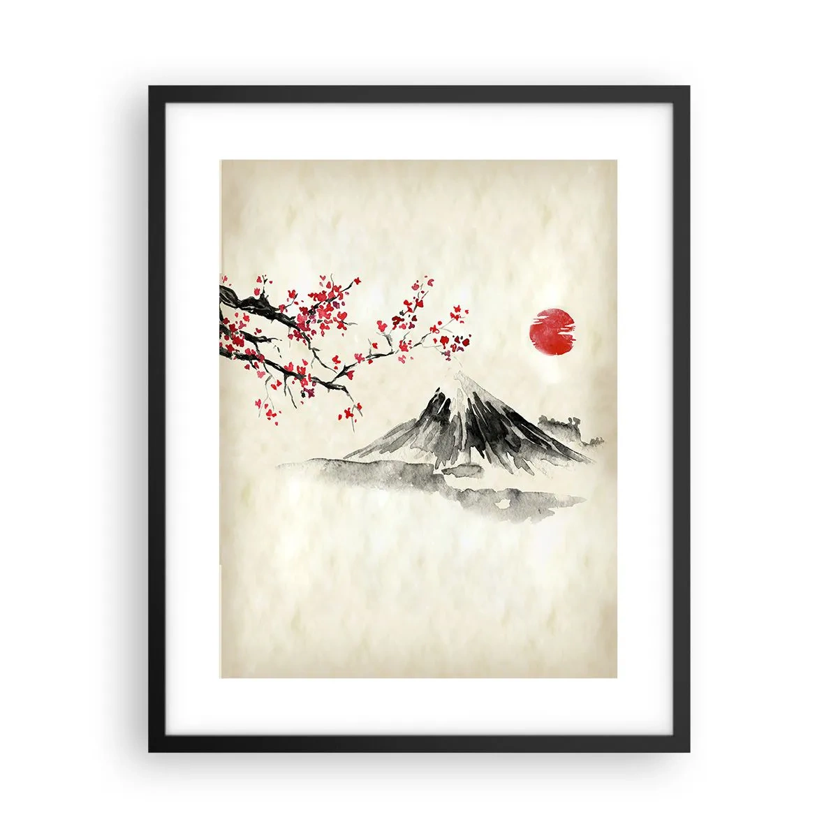 Poster în ramă neagră - Îndrăgostește-te de Japonia - 40x50 cm
