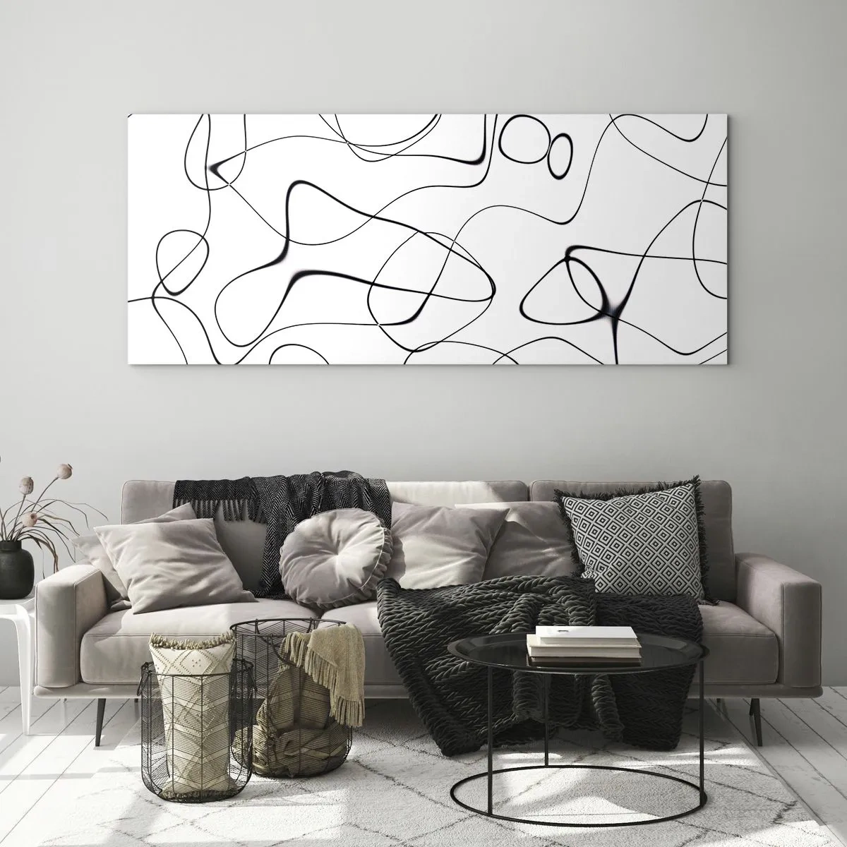 Tablou pe sticlă - Căile vieții, căile destinului - 120x50 cm