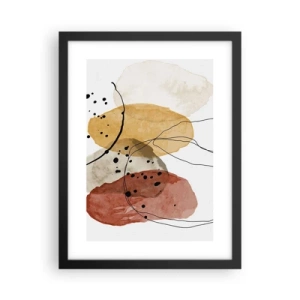 Poster în ramă neagră - Ca aerul, limpezi și ușoare - 30x40 cm