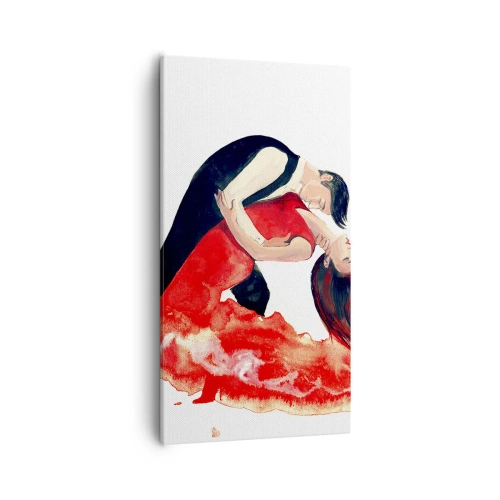 Tablou pe pânză - Tango - un val senzual - 55x100 cm