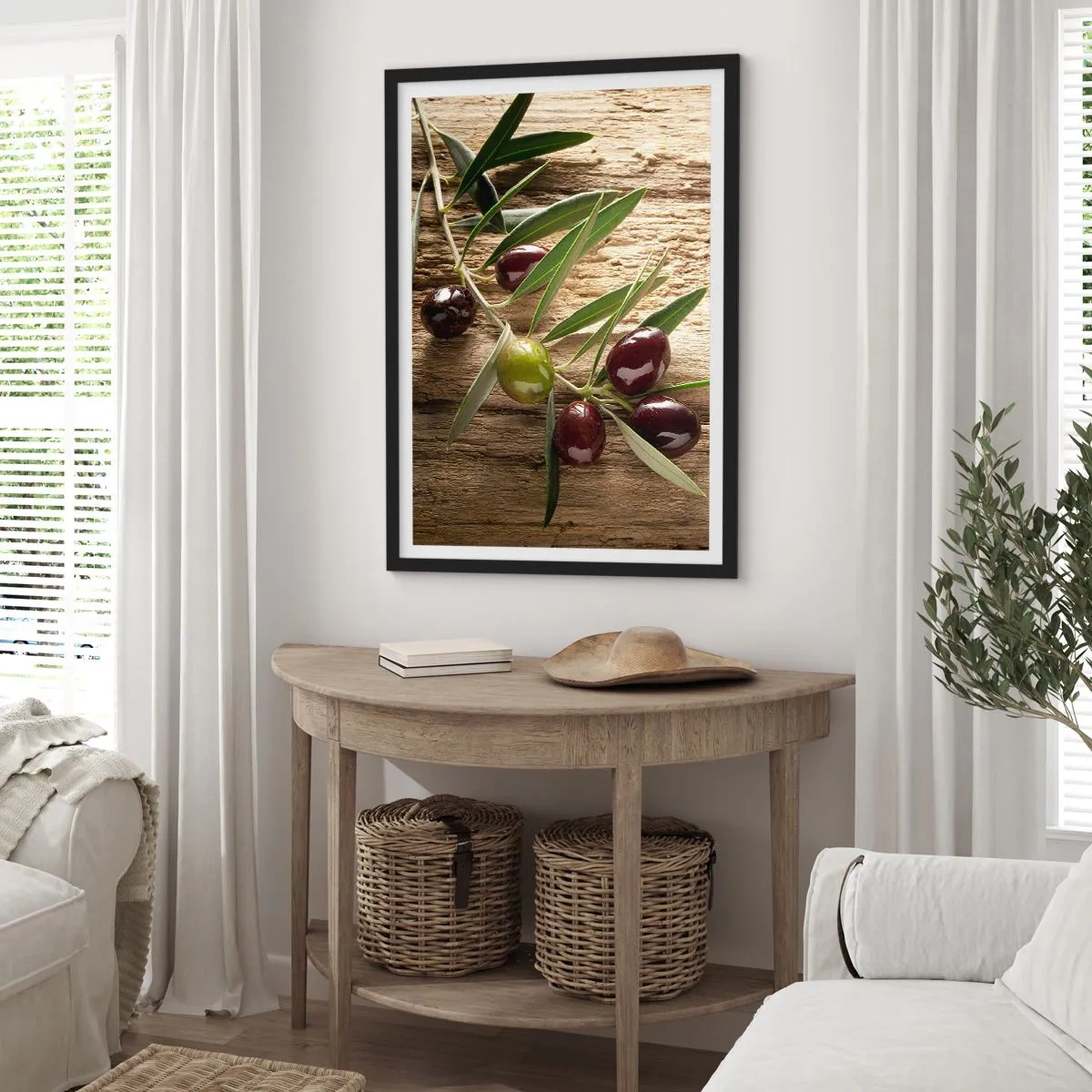 Poster în ramă neagră - Direct din natură - 50x70 cm