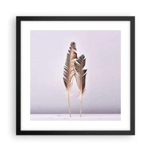 Poster în ramă neagră - Împotriva neantului - 40x40 cm