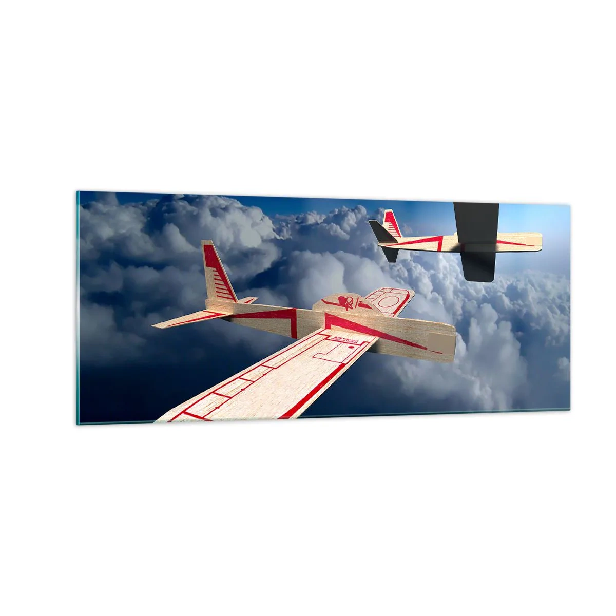 Tablou pe sticlă - Chiar mai sus, chiar mai departe - 100x40 cm