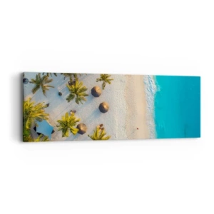 Tablou pe pânză - Bun venit în paradis - 90x30 cm