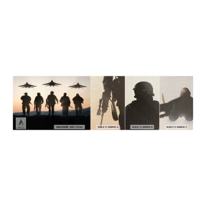 Mostră tapet Premium Canvas - Bun venit în lumea mea - Militar, Armată, Soldati - 100x30 cm