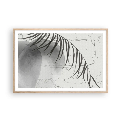 Poster în ramă de stejar deschis - Exotismul subtil al naturii - 91x61 cm