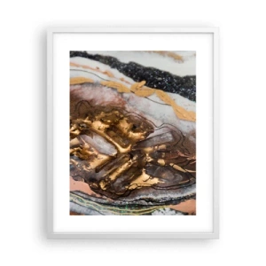 Poster în ramă albă - Elementul pământ - 40x50 cm