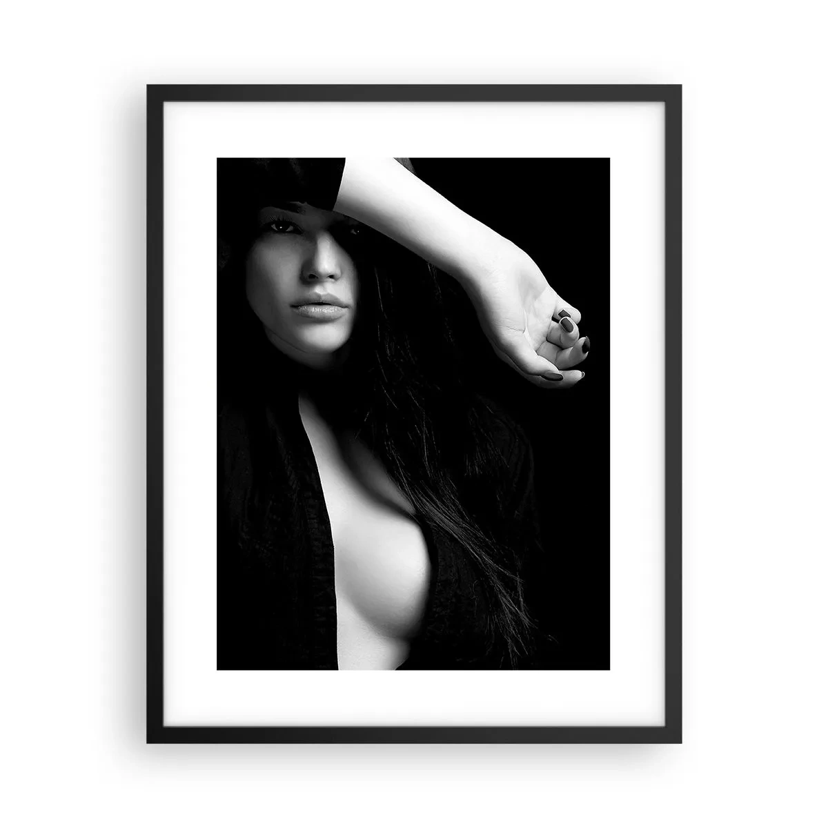 Poster în ramă neagră - Școala de seducție - 40x50 cm