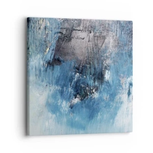 Tablou pe pânză - Rapsodie albastră - 30x30 cm
