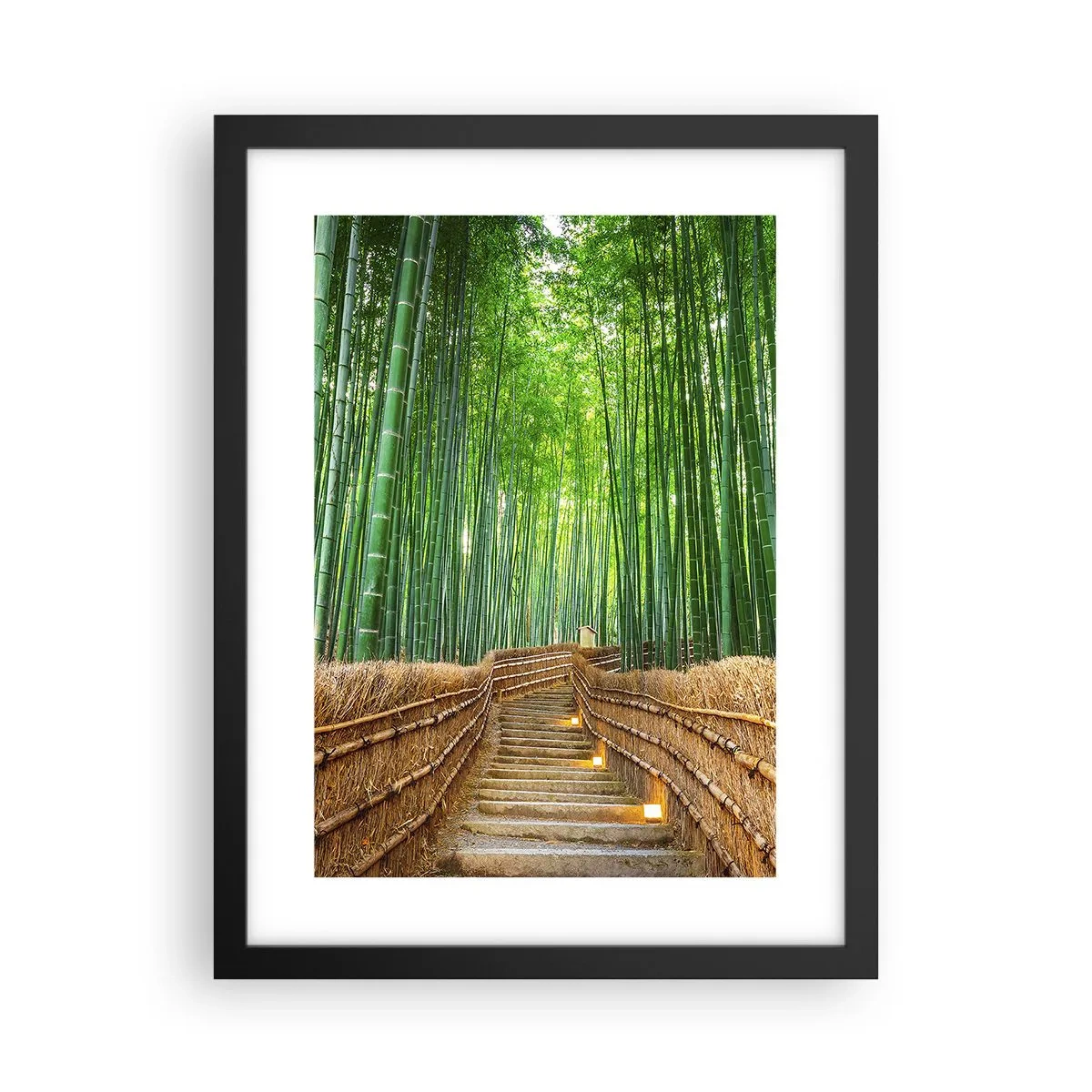 Poster în ramă neagră - Esența naturii asiatice - 30x40 cm