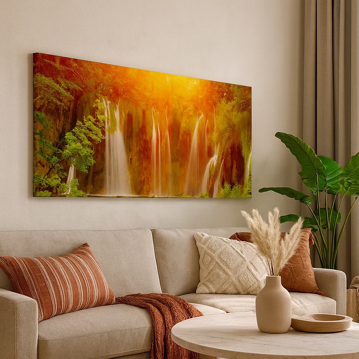 Tablou pe pânză - La soare și la umbră - 30x30 cm