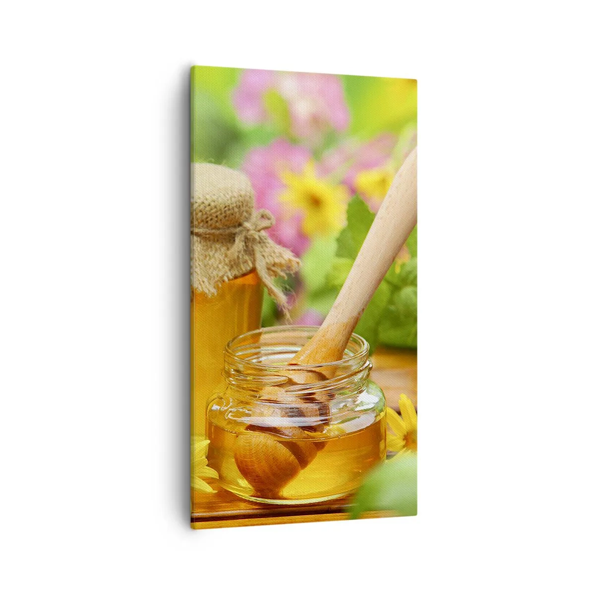 Tablou pe pânză - Dulce și florală - 55x100 cm