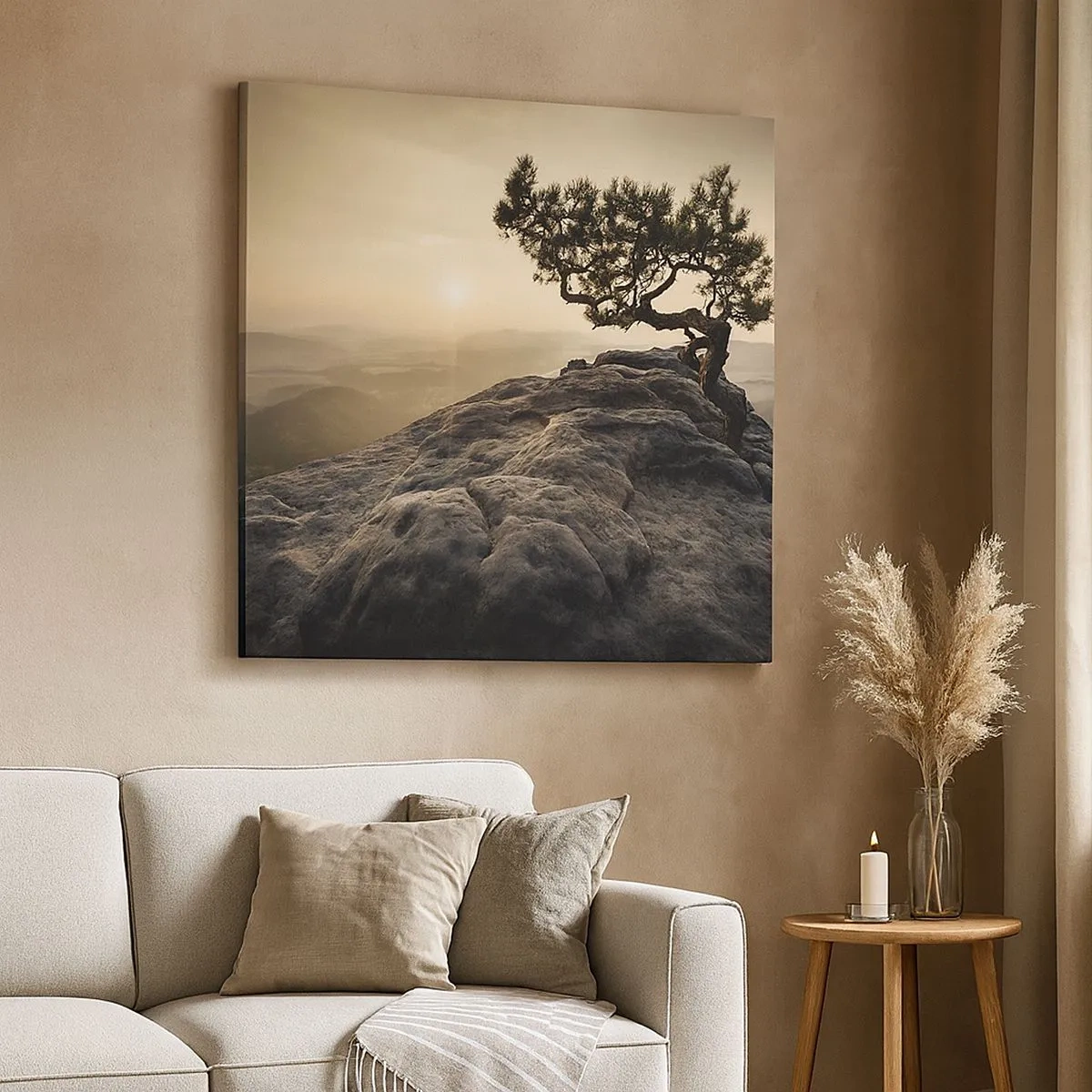 Tablou pe pânză - Viața învinge întotdeauna - 30x30 cm