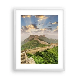 Poster în ramă albă - Măreția netrecătoare - 40x50 cm