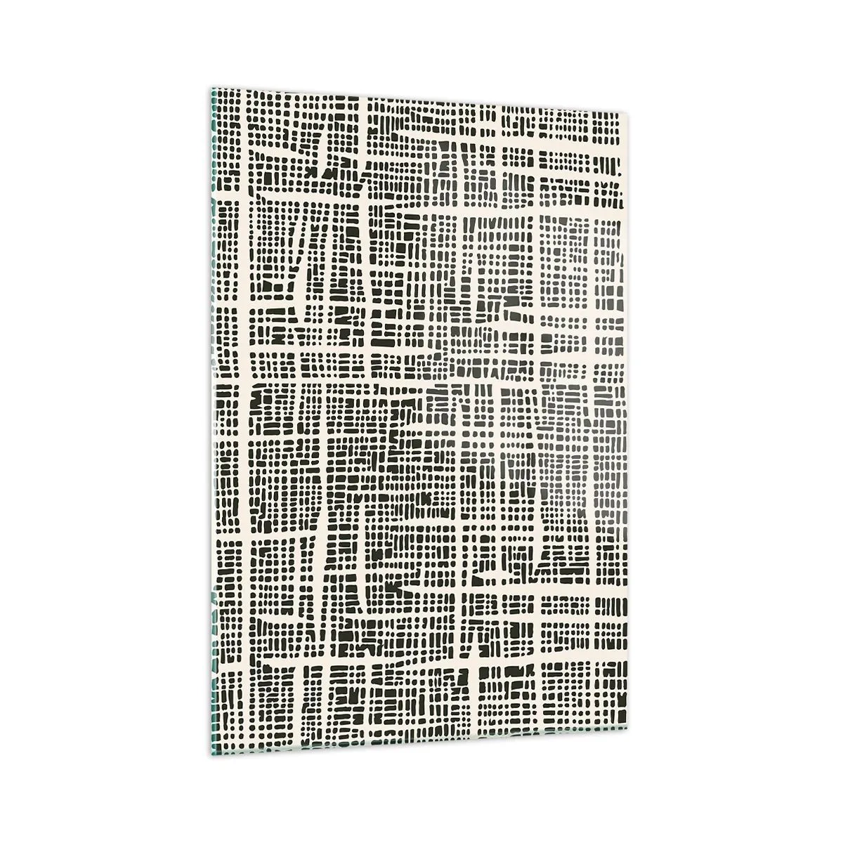 Tablou pe sticlă - O compoziție țesută - 50x70 cm