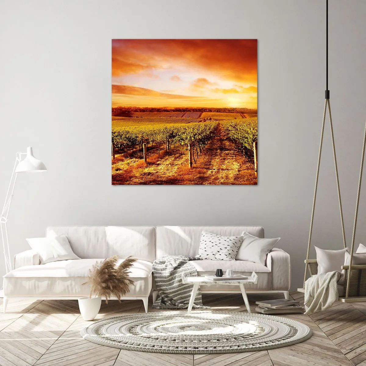 Tablou pe pânză - Cu un iz de fructe, cu o notă de soare - 50x50 cm