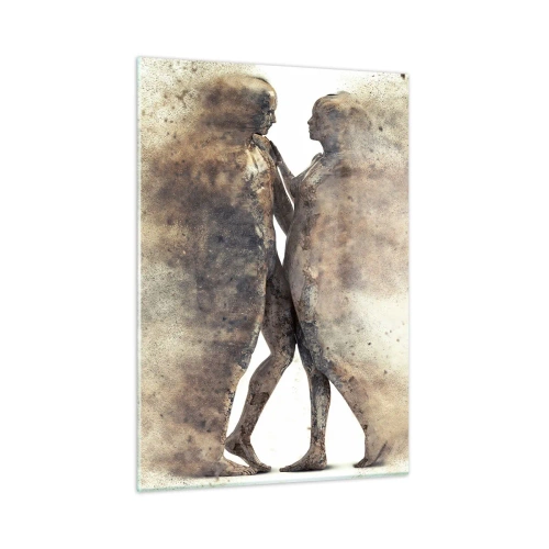 Tablou pe sticlă - Din praf s-au ridicat la iubire - 50x70 cm