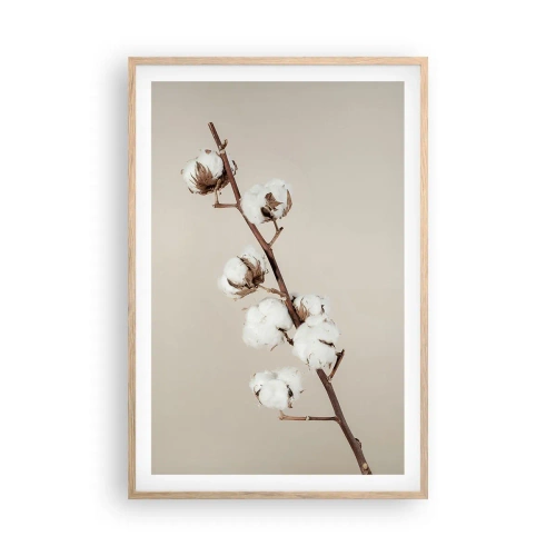 Poster în ramă de stejar deschis - La sursa moliciunii - 61x91 cm