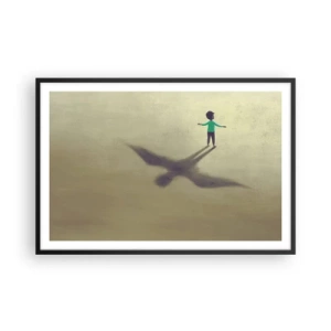 Poster în ramă neagră - Eroul viitorului - 91x61 cm